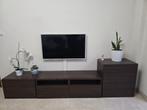 Zitbank, salon tafel en TV kast, Huis en Inrichting, Ophalen, Gebruikt, Stof