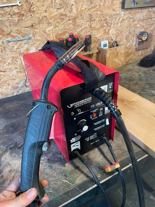 Halfautomaat, fluxcore lasapparaat, Doe-het-zelf en Bouw, Gereedschap | Lasapparaten, Zo goed als nieuw, Overige typen, Minder dan 150 ampère