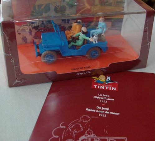 Hergé - Kuifje/Tintin Raket Naar de Maan - Willys Jeep CJ-2A, Verzamelen, Stripfiguren, Nieuw, Overige typen, Kuifje, Verzenden