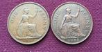 2x pièces WW2 Royaume-Uni 1944-45, Timbres & Monnaies, Série, Enlèvement ou Envoi, Autres pays