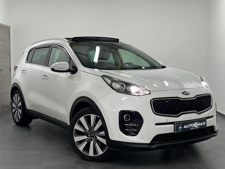 Kia Sportage 1.7 CRDi - Navi - CarPlay - Toit pano - Carnet, Auto's, Kia, Bedrijf, Te koop, Sportage, 360° camera, ABS, Achteruitrijcamera