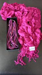 halsketting mylene + sjaal  Nieuw, Handtassen en Accessoires, Kettingen, Ophalen of Verzenden, Nieuw, Paars