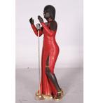 Statue Chanteuse — Chanteuse de jazz Hauteur 58 cm, Enlèvement, Neuf