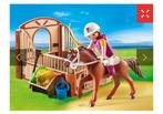 Paarden stalletjes 3x, Enlèvement, Utilisé, Playmobil en vrac