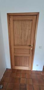 eiken deur per stuk - 6 beschikbaar, Ophalen, Gebruikt, Minder dan 80 cm, Binnendeur