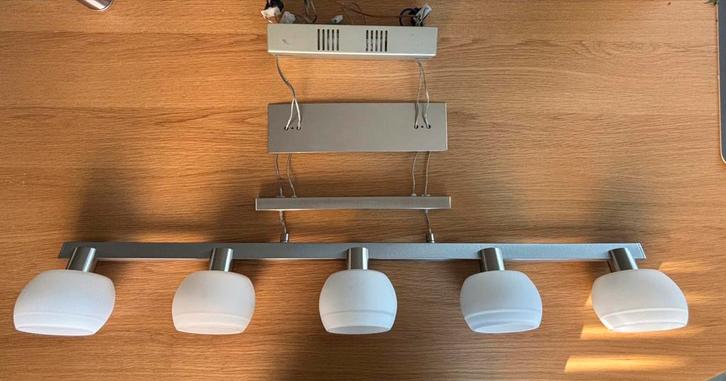 WOFI Suspended LED Ceiling Lamp, Huis en Inrichting, Lampen | Spots, Zo goed als nieuw, Plafondspot of Wandspot, Glas, Led, Ophalen