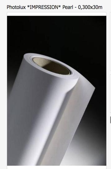 Papier professionnel Photolux IMPRESSION Pearl 0,300x30m