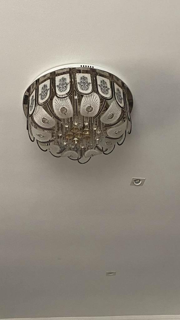 Plafondlamp, Handtassen en Accessoires, Ringen, Zo goed als nieuw, Zilver, Ophalen