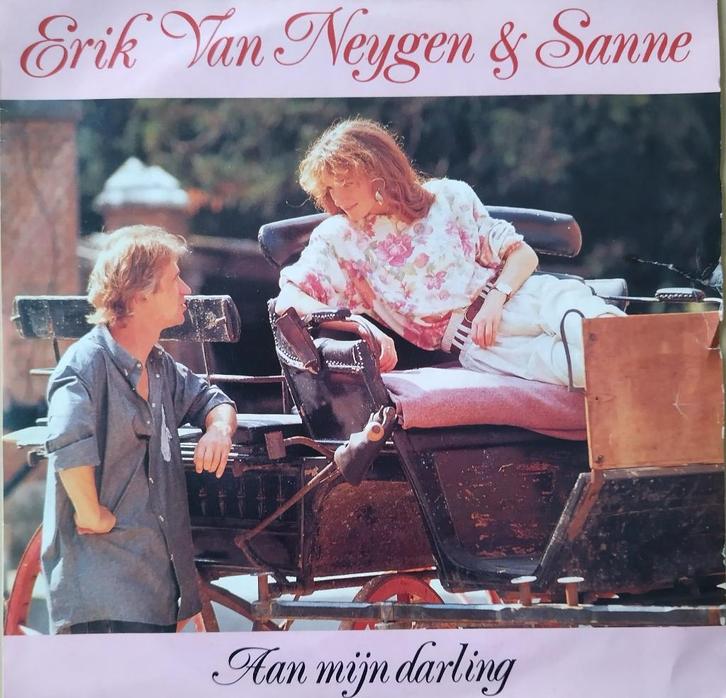 Erik Van Neygen & Sanne - Aan mijn darling, CD & DVD, Vinyles Singles, Comme neuf, Single, Pop, 7 pouces, Enlèvement ou Envoi