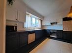Massief eiken keuken met o.a. Miele toestellen., Ophalen, Gebruikt, Wit