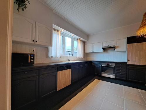 Massief eiken keuken met o.a. Miele toestellen., Huis en Inrichting, Keuken | Complete keukens, Gebruikt, Wit, Ophalen