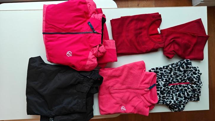 Skikledij meisje 9-10jr 134/140 volledige outfit alle lagen, Sport en Fitness, Skiën en Langlaufen, Gebruikt, Kleding, Ski, Ophalen of Verzenden