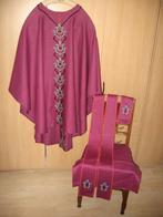 Chasuble / vetement liturgique violette avec accessoires, Enlèvement ou Envoi