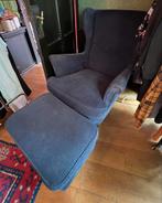 Blauwe zetel, Ophalen, Gebruikt, Eenpersoons, Hout