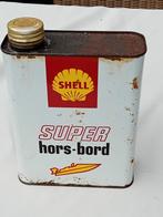 vintage olieblik Shell Hors Bord, Verzamelen, Ophalen of Verzenden, Zo goed als nieuw