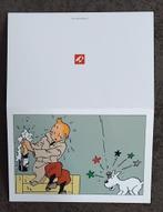 Carte postale double pliante : Hergé : Tintin/Kuifje - carte, Verzamelen, Ophalen of Verzenden