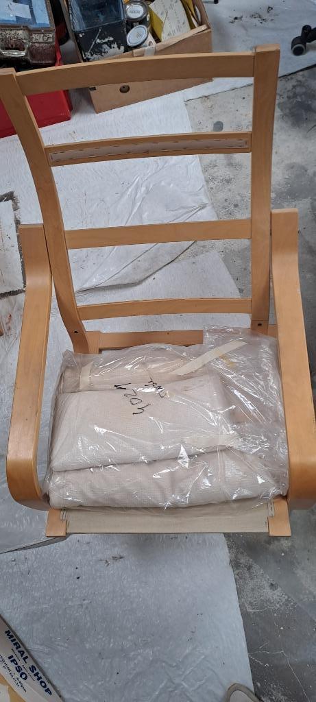 Fauteuil zetel met kussen en overtrek, Huis en Inrichting, Fauteuils, Gebruikt, Ophalen