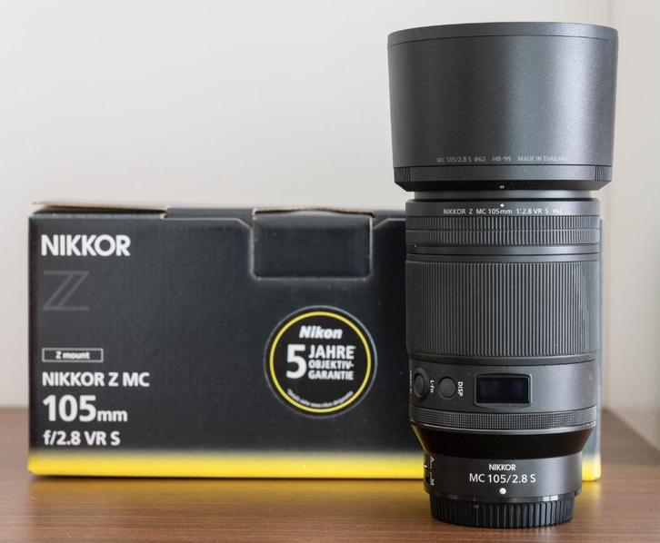 Objectif Nikon Z 105mm f2.8 MC VR S Macro, Audio, Tv en Foto, Foto | Lenzen en Objectieven, Zo goed als nieuw, Macrolens, Ophalen