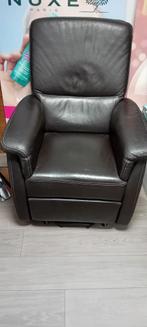 Lederen relaxzetel, Ophalen, Zo goed als nieuw