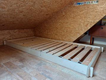 Lit et sommier Tatami / Montessori 90 x 200 cm bois naturel beschikbaar voor biedingen