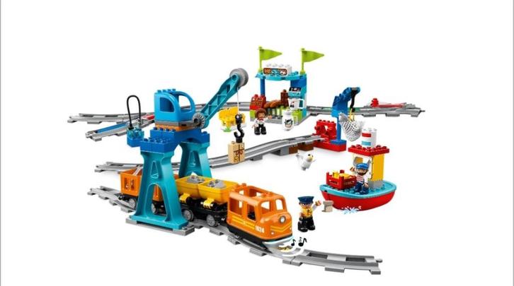 Lego duplo trein, Kinderen en Baby's, Speelgoed | Duplo en Lego, Zo goed als nieuw, Duplo, Complete set, Ophalen of Verzenden