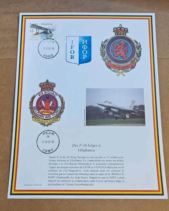 10w Kleine Brogel 1996, Verzamelen, Militaria | Algemeen, Luchtmacht, Ophalen of Verzenden
