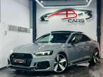 Audi RS5 2.9 V6 TFSI Quattro * GARANTIE 12 MOIS * FULL OPT, Auto's, Audi, Te koop, Zilver of Grijs, Emergency brake assist, 450 pk