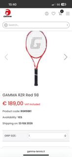 Raquette Gamma RedRZR 98, Enlèvement, Neuf, Raquette, Autres marques
