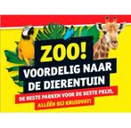 1X Kruitvat dierentuin tickets tot en met 4 juli, Eén persoon, Ticket of Toegangskaart