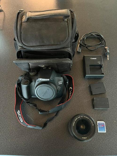 Canon EOS 2000D, Audio, Tv en Foto, Fotocamera's Digitaal, Zo goed als nieuw, Canon, Ophalen
