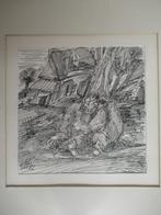 ETSEN - DUO 1982 31 X 26, Antiek en Kunst, Kunst | Etsen en Gravures, Ophalen