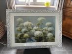Cadre hortensia argenté, Comme neuf, 100 à 125 cm, Bois, 50 à 75 cm