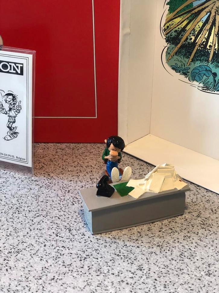 Gaston Bureau Pixi Franquin, Verzamelen, Stripfiguren, Nieuw, Beeldje of Figuurtje, Kuifje, Ophalen of Verzenden