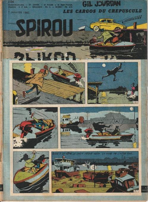 Hebdomadaires belges Spirou de l'année 1960 x 51, Boeken, Stripverhalen, Gelezen, Complete serie of reeks, Ophalen of Verzenden