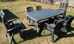Hartman tuinset, Tuin en Terras, Ophalen, Kunststof, Gebruikt, 6 zitplaatsen
