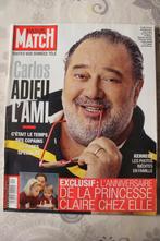 Paris Match Belgique - CARLOS adieu l'ami - 18p - 01/2008, Boeken, Tijdschriften en Kranten, Gelezen, Gossip of Showbizz, Ophalen of Verzenden