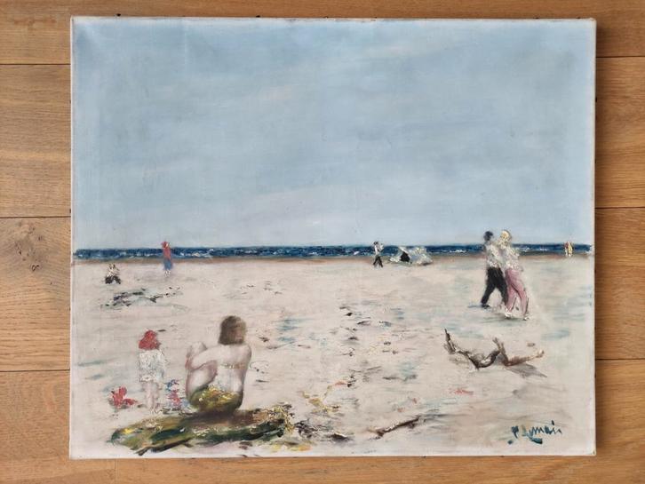 JACQUES LE MAIR - VERF OP DOEK, Antiek en Kunst, Kunst | Schilderijen | Klassiek, Ophalen of Verzenden