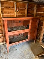 2 flats konijnenhok, Dieren en Toebehoren, Ophalen, Zo goed als nieuw
