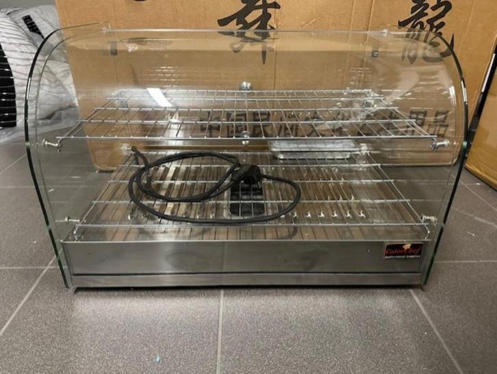 2 warmhoudvitrines, Zakelijke goederen, Horeca | Keukenapparatuur, Ovens, Microgolfovens en Steamers, Gebruikt, Ophalen