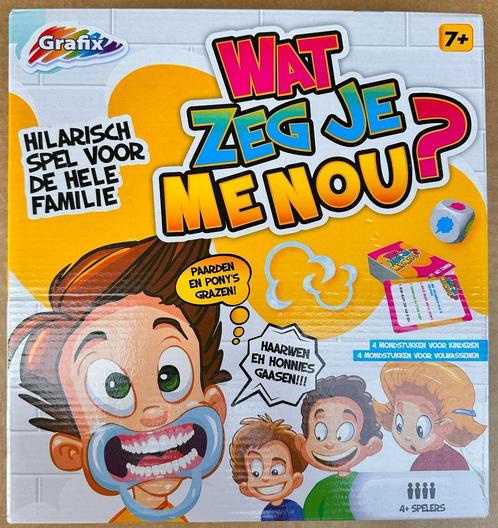 Gezelschapsspel Wat zeg je me nou?, Hobby en Vrije tijd, Gezelschapsspellen | Overige, Zo goed als nieuw, Ophalen of Verzenden