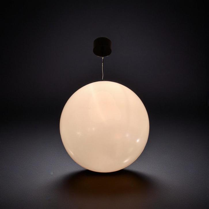 Vintage hanglamp, Huis en Inrichting, Lampen | Hanglampen, Gebruikt, 50 tot 75 cm, Kunststof, Ophalen