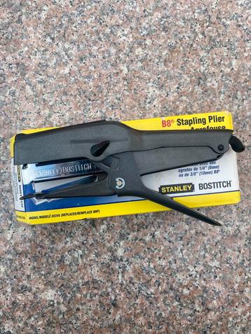 Pince à empiler et graver Bostitch B8, Enlèvement, Neuf