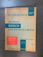 Catalogue Blue Equipments Bosch pour vehicules à moteur 1958, Enlèvement ou Envoi, Comme neuf