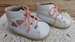 Franse brocante leren kinderschoentjes, roze hartjes, Antiek en Kunst, Ophalen of Verzenden