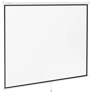 Groot projectiescherm - 313 x 239 cm - 4:3 beschikbaar voor biedingen