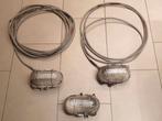3 Bulls eye industriele jaren 50 buiten lampen werkt perfekt, Tuin en Terras, Ophalen, Plafondlamp