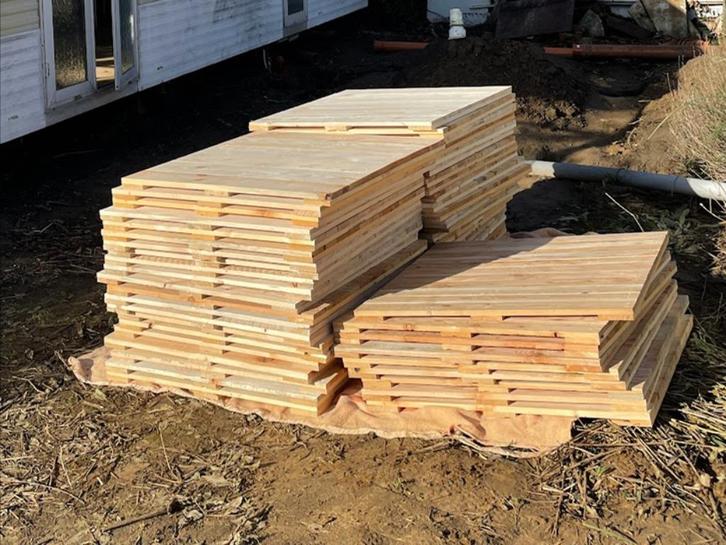 houten plaatjes, Doe-het-zelf en Bouw, Platen en Panelen, Nieuw, Hout, 20 tot 50 mm, Ophalen