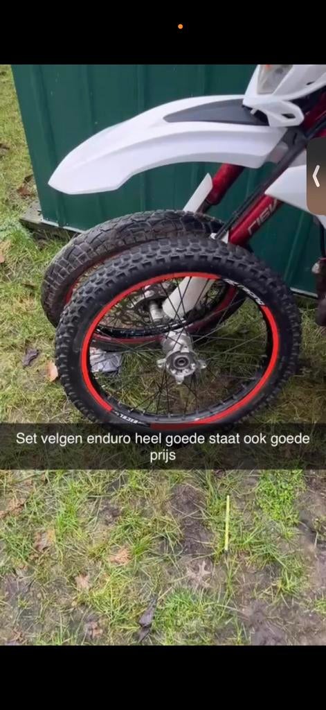 Enduro velgen beta rr 50, Ophalen of Verzenden, Zo goed als nieuw, Aluminium, 16 tot 20 inch