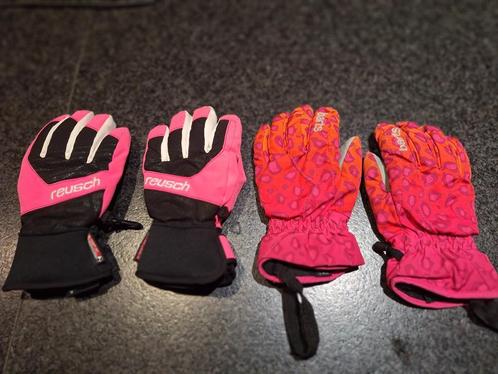 Twee paar skihandschoenen voor kind, Kleding | Dames, Wintersportkleding, Gedragen, Overige typen, Maat 34 (XS) of kleiner, Ophalen of Verzenden