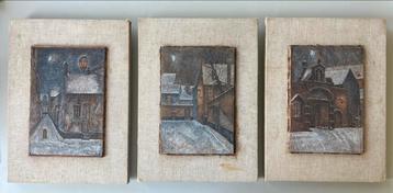 3 schilderijtjes van Leopold Henderyckx (1888-1960) beschikbaar voor biedingen